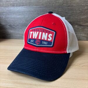 Minnesota Twins Hat Snap Back Red MLB‎ Baseball Adjustable NWT
